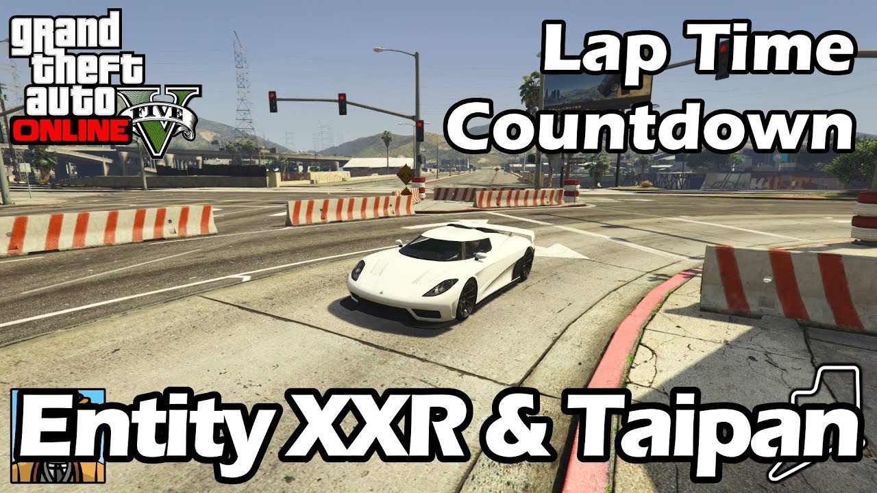 Суперкары (Entity XXR и Taipan) - GTA 5 Лучшие Полностью Улучшенные Автомобили по Времени на Круге