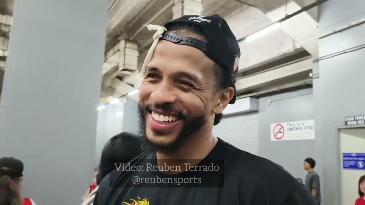 Крис Росс рассказывает о победе в финале 50-го Кубка Филиппинской баскетбольной ассоциации (PBA).