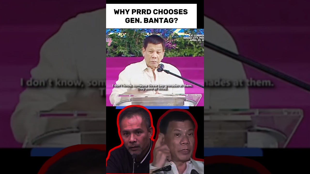 General Bantag on Choosing Gen. Bantag 