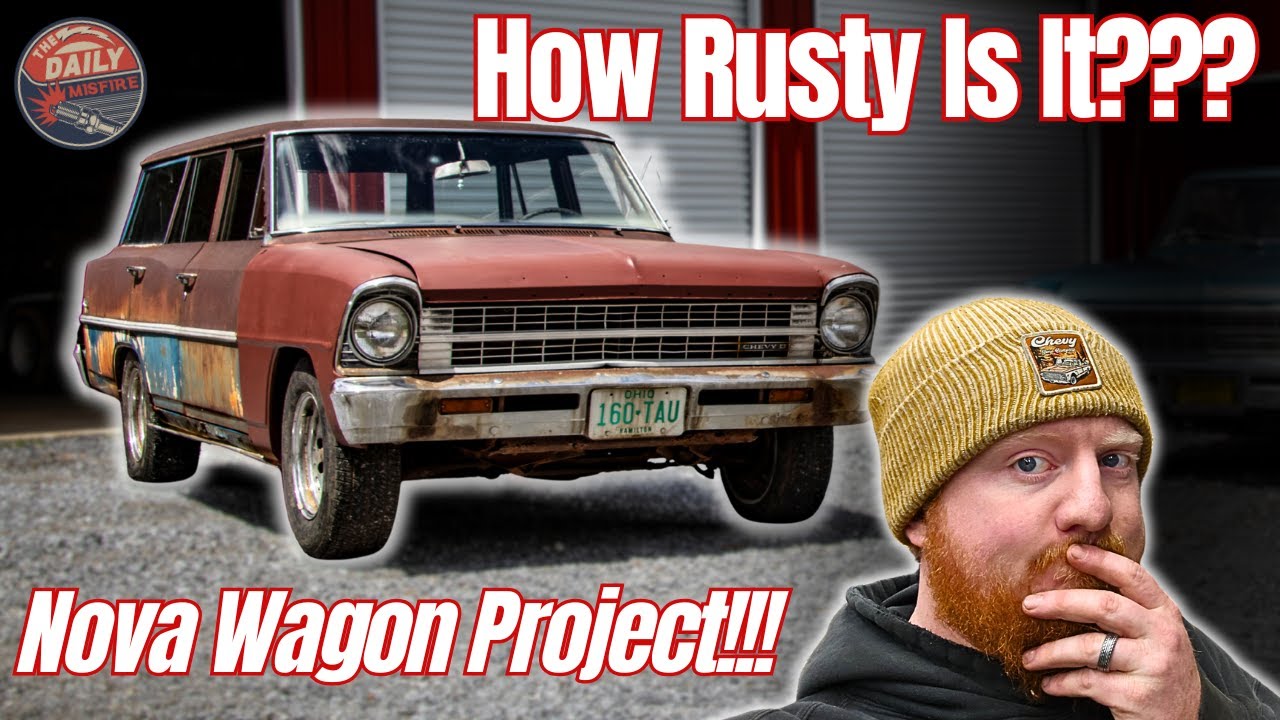 I Break My '67 Nova Wagon's Windshield  To Find Out How Rusty The Car Actually Is!