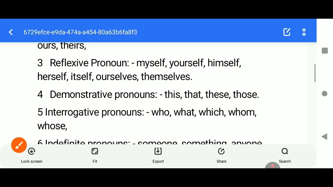 # topic pronoun # english class #  study point # 
