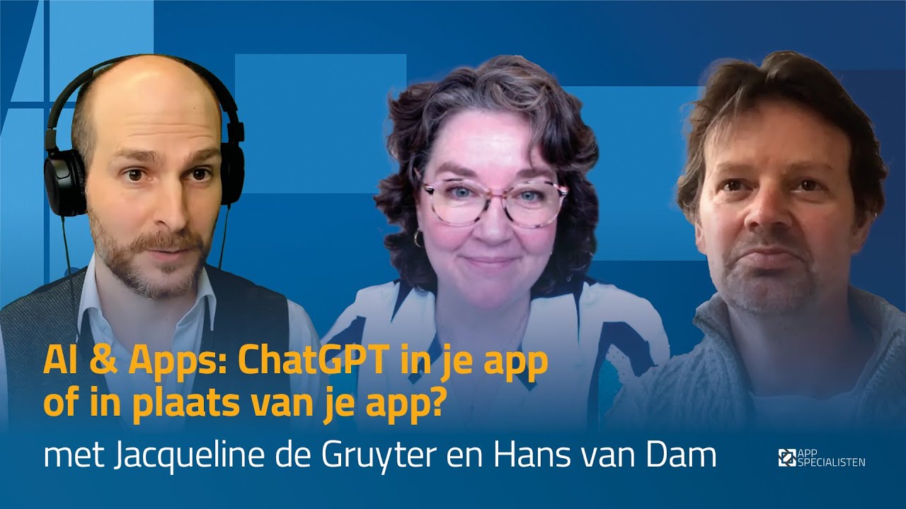 AI & Apps: ChatGPT in je app of in plaats van je app?