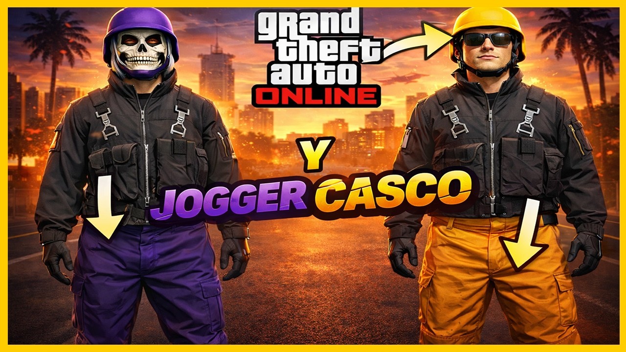 Cómo Conseguir JOGGERS y CASCO Morado y Naranja en GTA 5 Online (PS4/PS5/Xbox) — Método Fácil