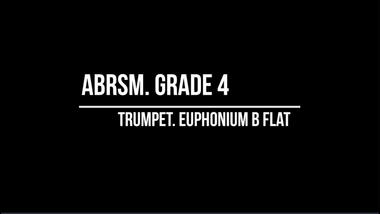 Bragtime - John Frith (ABRSM 4 grade 2017-2020) Trumpet, Euphonium Bb