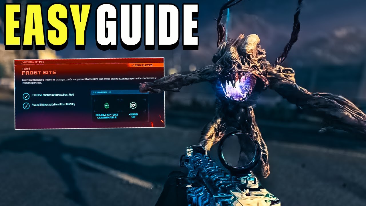 EASILY Freeze 5 Mimics with Frost Blast Field Upgrade in MWZ