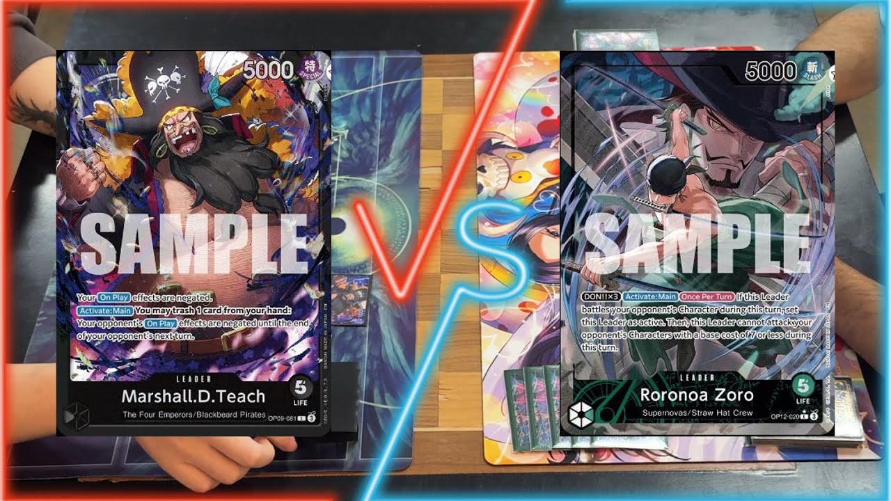 [OP12] Blackbeard vs OP12 Zoro | Local Battle Round 2 | 20 AUG 2025 | One Piece Trading Card Game