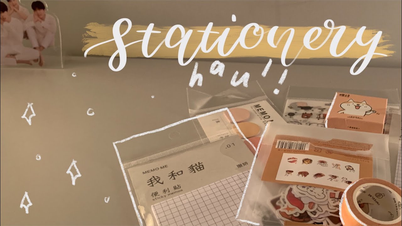 aliexpress stationery haul