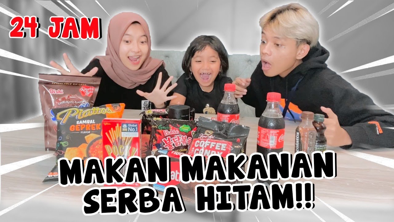 24 MAKAN MAKANAN BERWARNA HITAM!!! HEBOHHHHHHHHHHHH