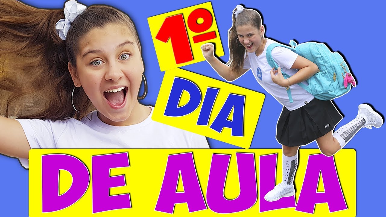 MEU PRIMEIRO DIA DE AULA 2018 - Mileninha