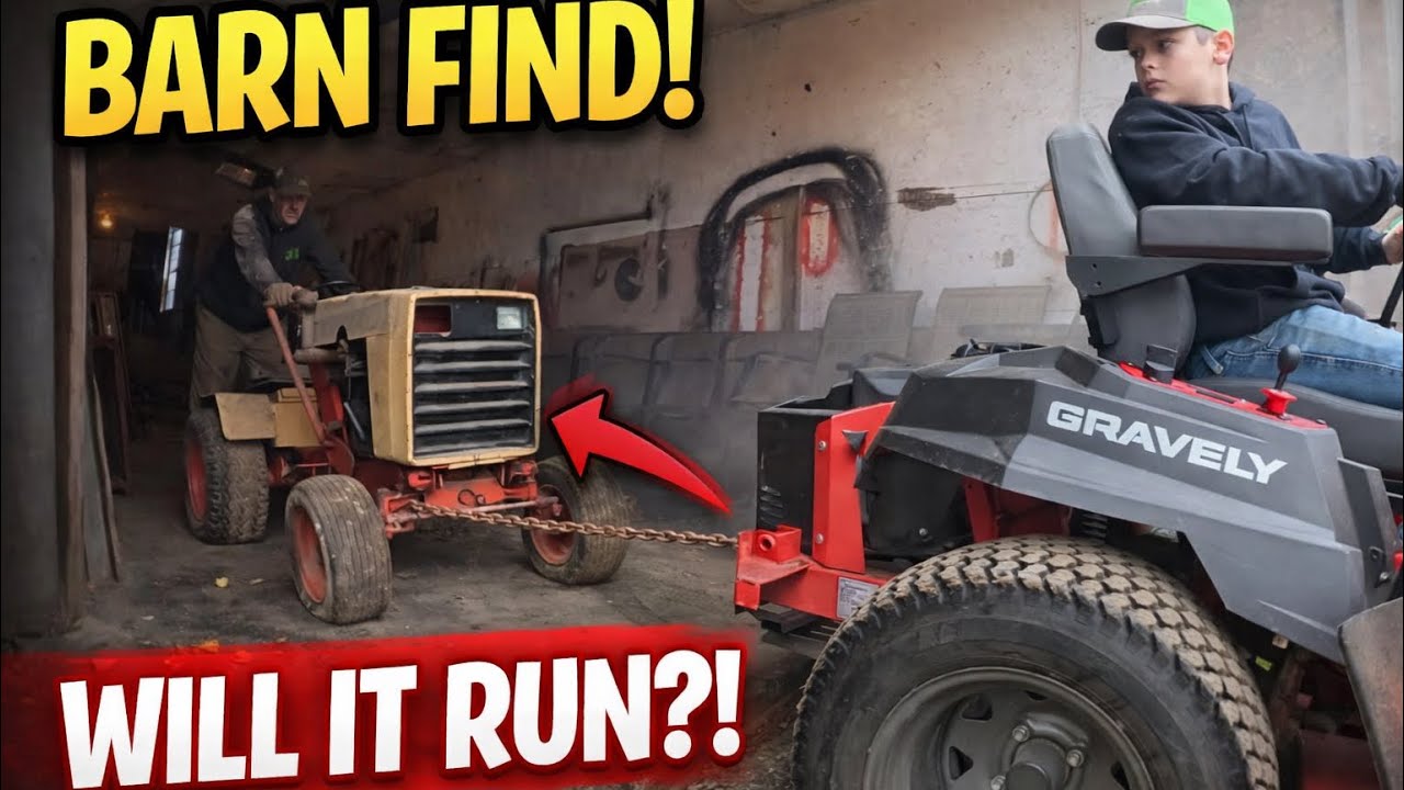 Barn Find Case Tractor — First Attempt to Start It!