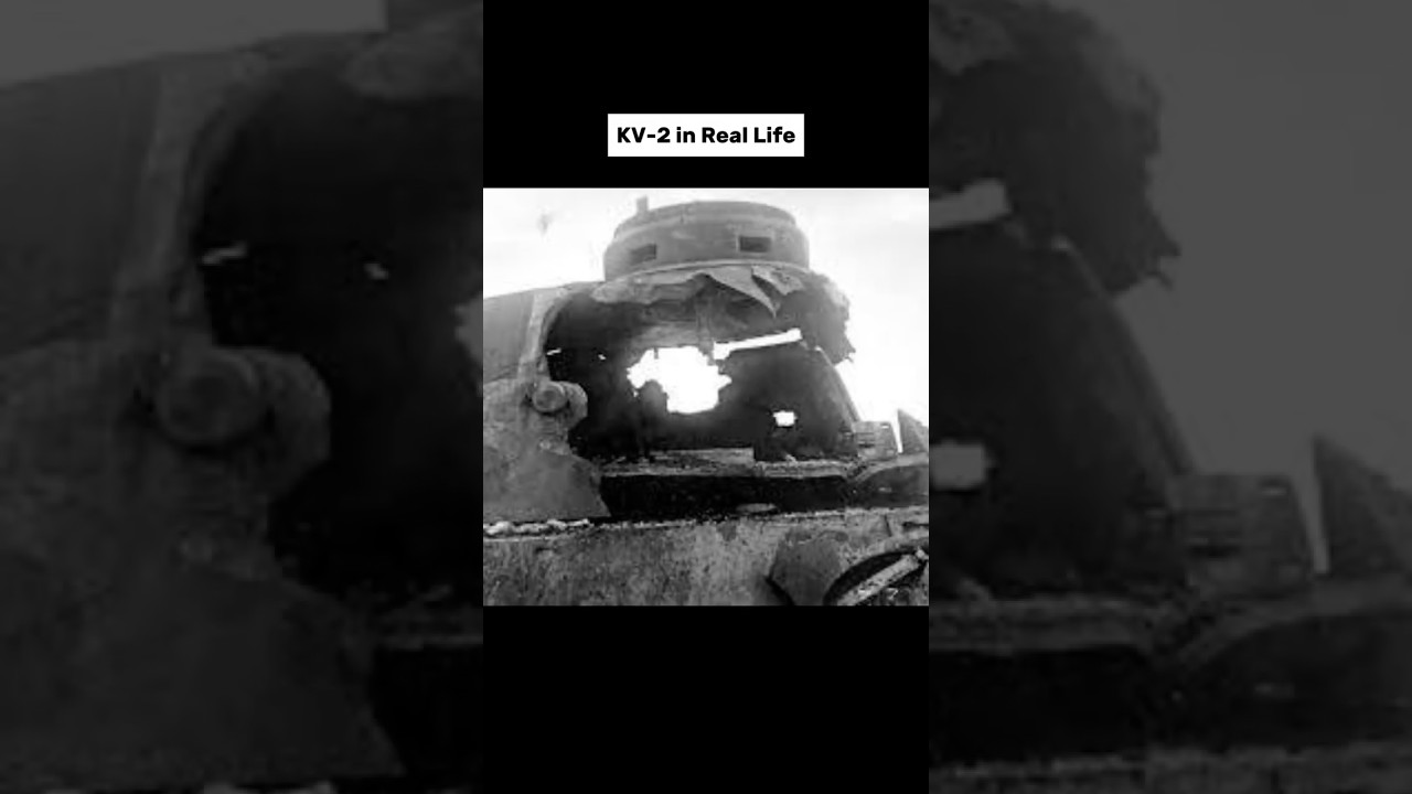KV-2 in War Thunder and Real life