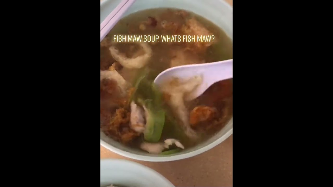 What is fish maw? / good food