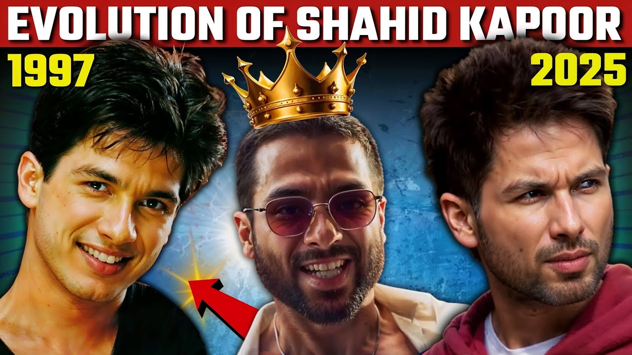 Evolution of Shahid Kapoor (1997-2025) • From 