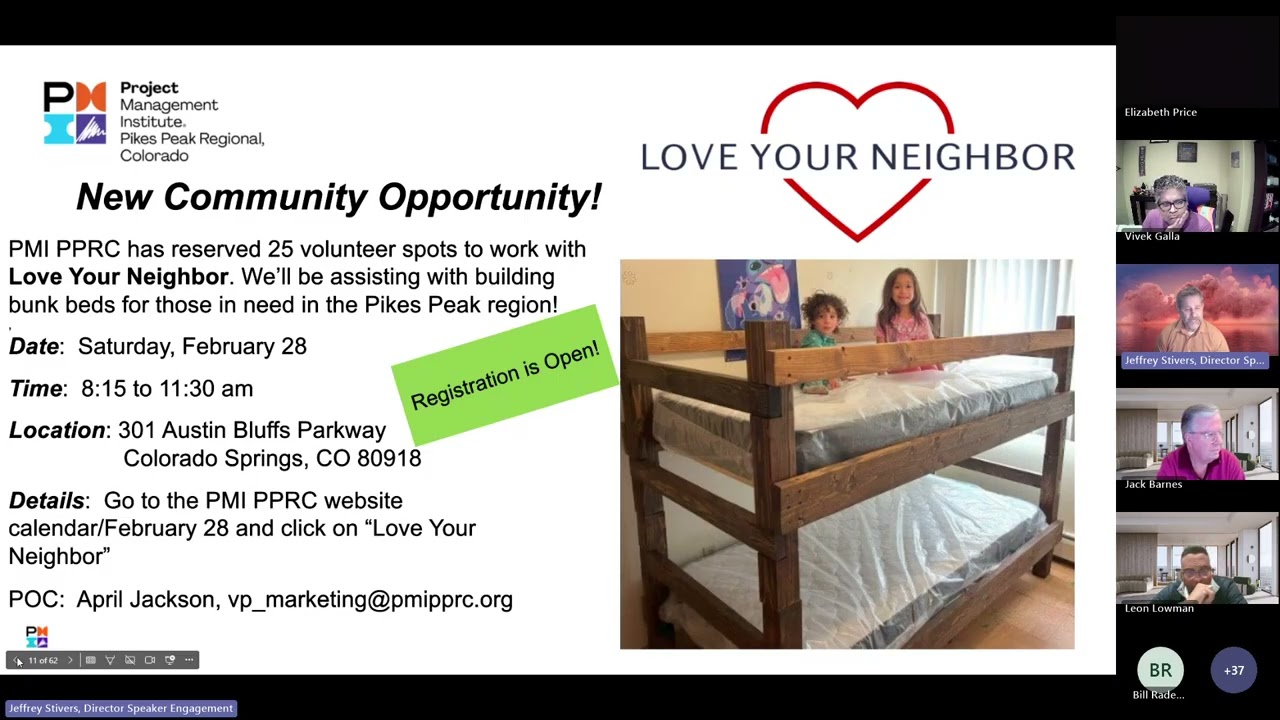 PMI PPRC February 2026 Chapter Meeting