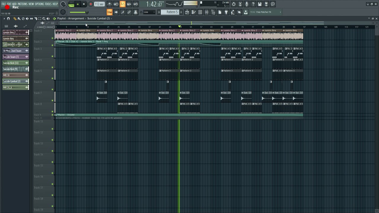 $uicideboy$ x POUYA - RUNNIN' THRU THE 7TH WITH MY WOADIES fl studio remake