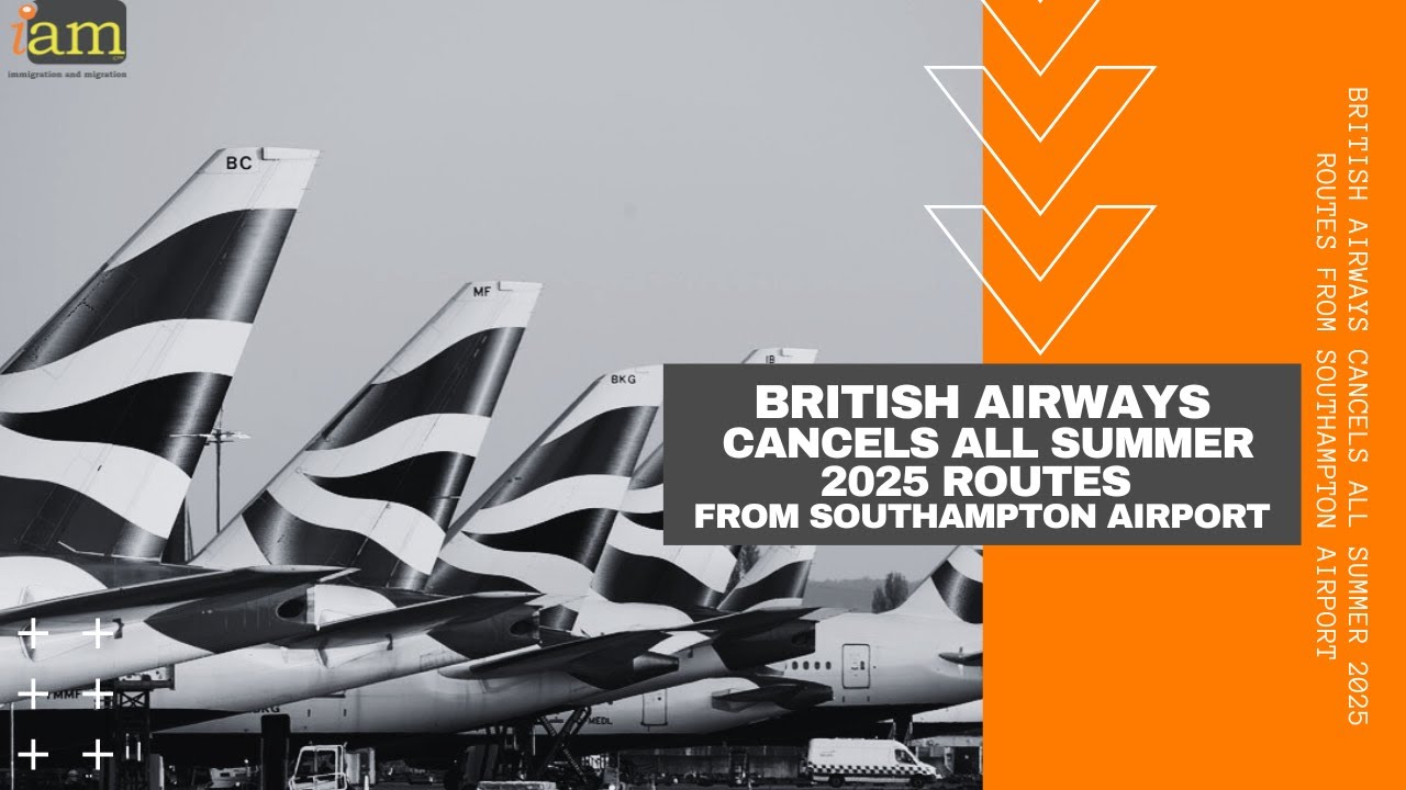 British Airways Cancels All Summer 2025 Routes from Southampton Airport
