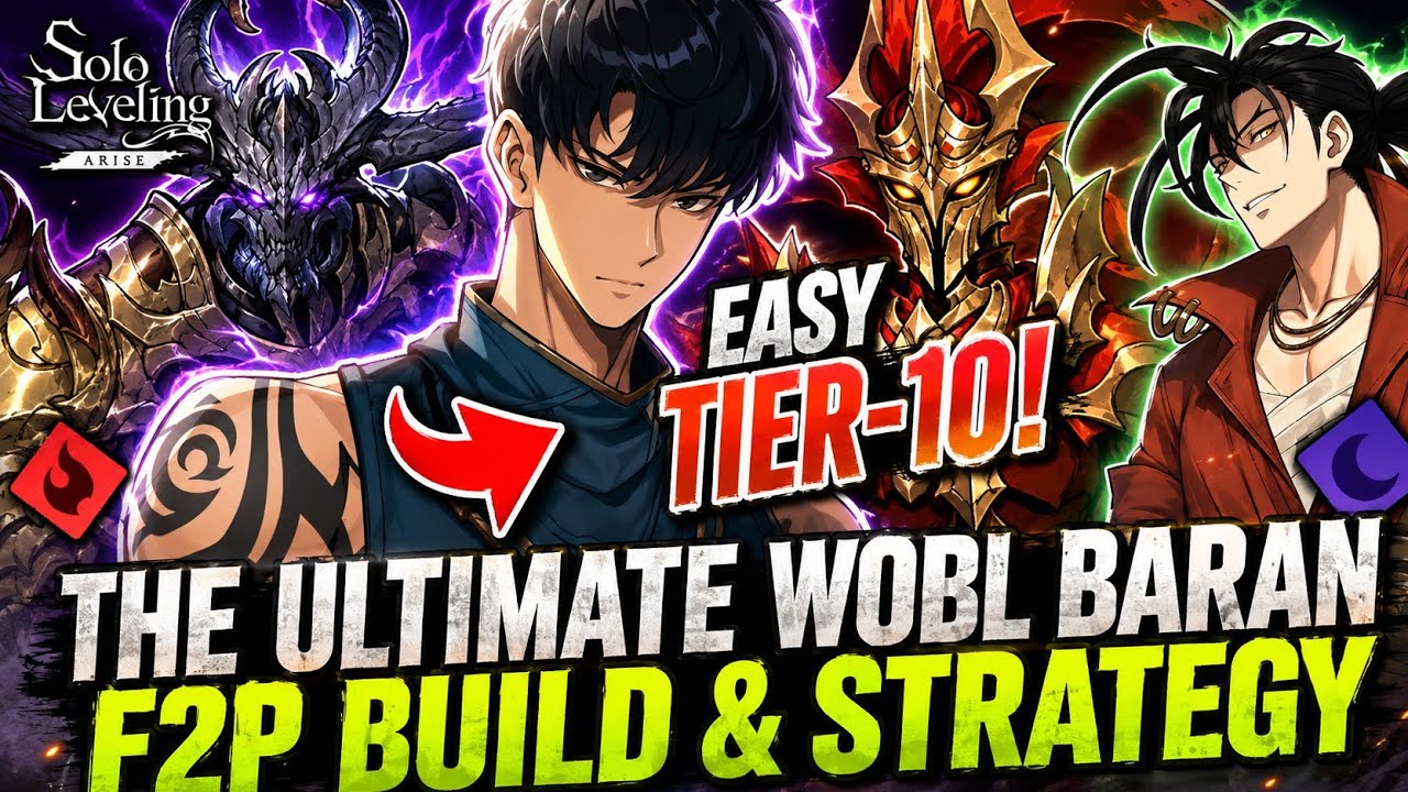 THE ULTIMATE TIER 10 FULL WORKSHOP OF BRILLIANT LIGHT BARAN GUIDE! F2P TEAM - Solo Leveling: Arise