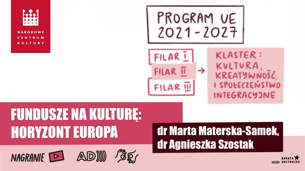 Fundusze na kulturę | Webinaria Kadry Kultury