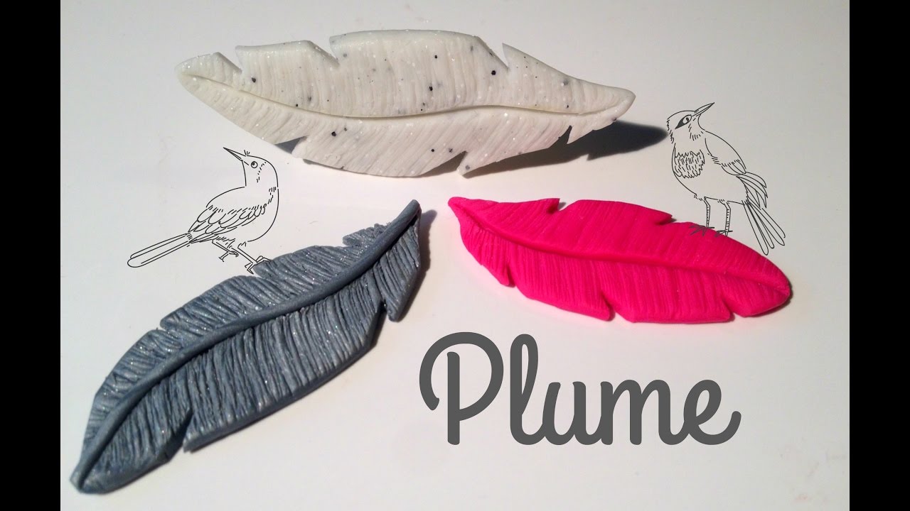 Tuto fimo : plume