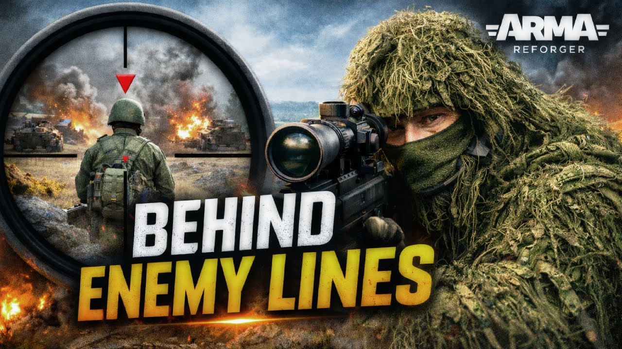 Behind Enemy Lines as a Sniper | Arma Reforger Gameplay