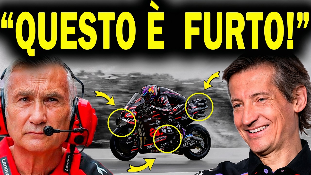 CLAMOROSO! Ducati completamente SCONFITTA, AMMETTE di aver COPIATO la TECNOLOGIA di Aprilia!