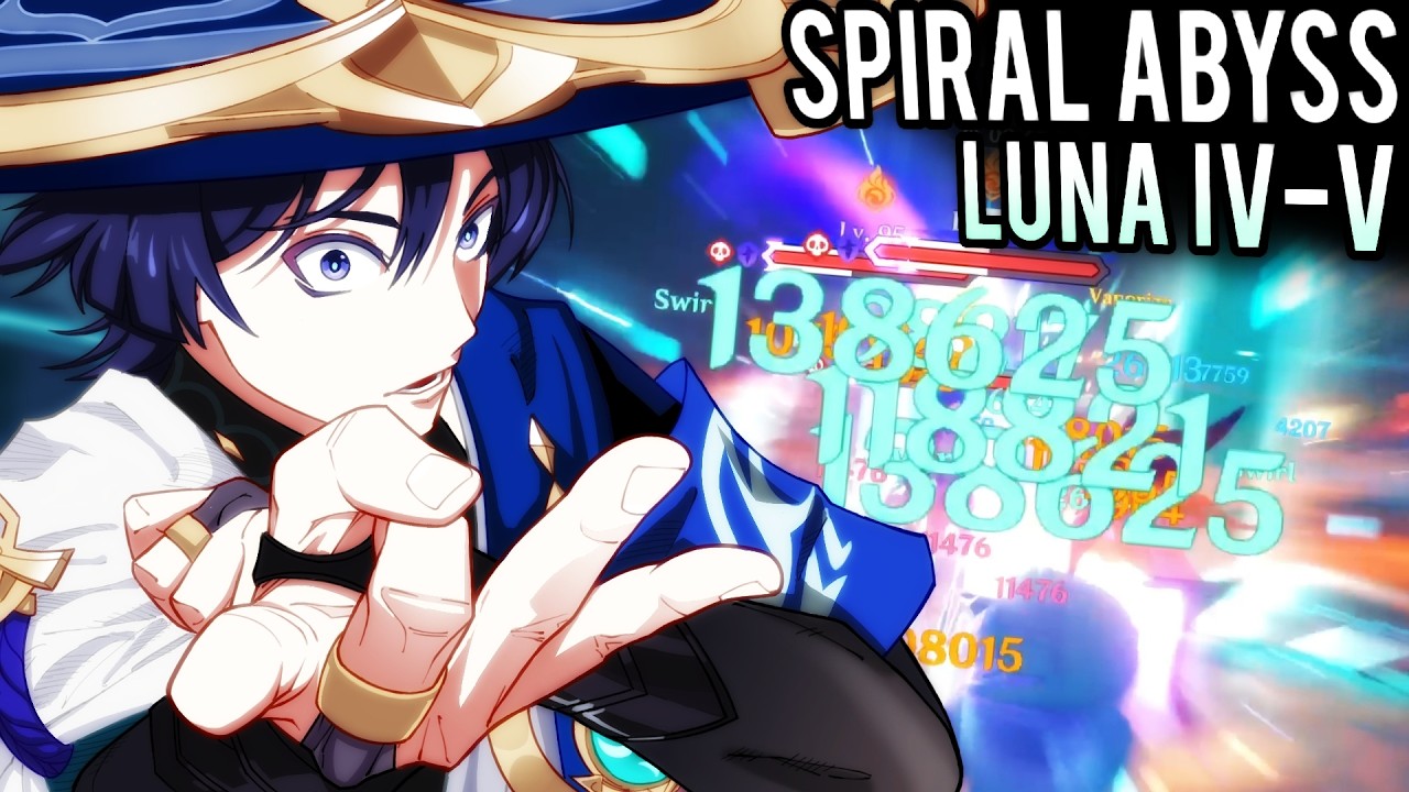 C6 R5 Wanderer Luna IV-V Spiral Abyss Speedrun [Genshin Impact 6.3-6.4]