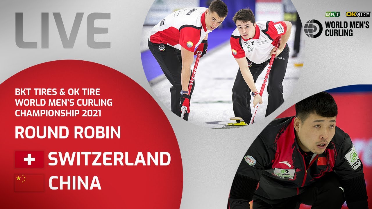 Switzerland v China - Round Robin - World Men's Curling Championship 2021