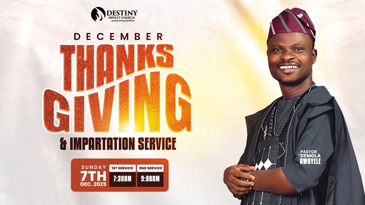 December Thanksgiving and Impartation Service | Fasting Edge 2026 | 07/12/2025
