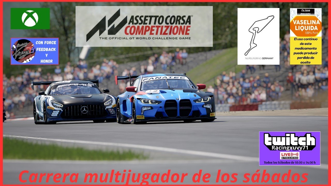 A.C.C y las carreras de los sabados. Nurburgring y BMW M4 GT3 en Xbox series..
