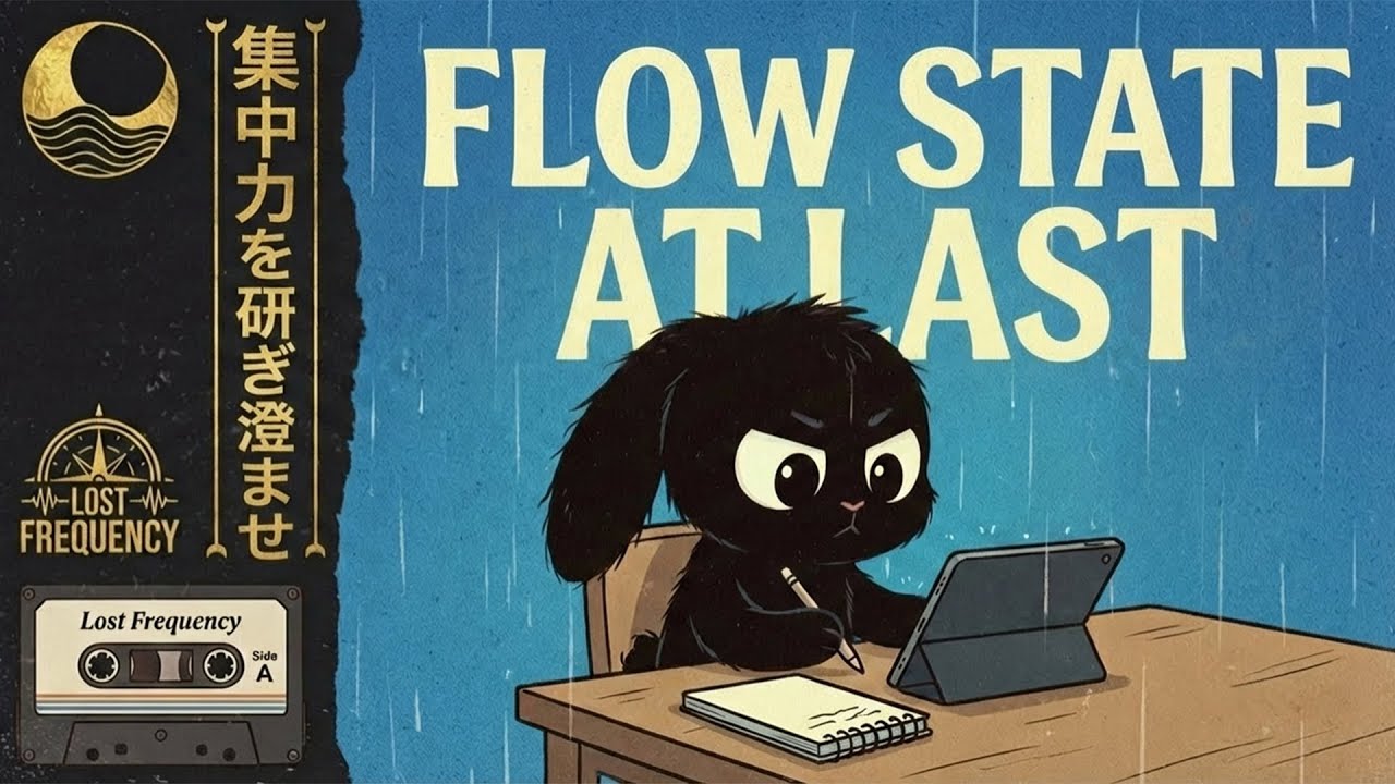 Flow state… at last / Boom Bap Jazzy Lo-fi for study, work