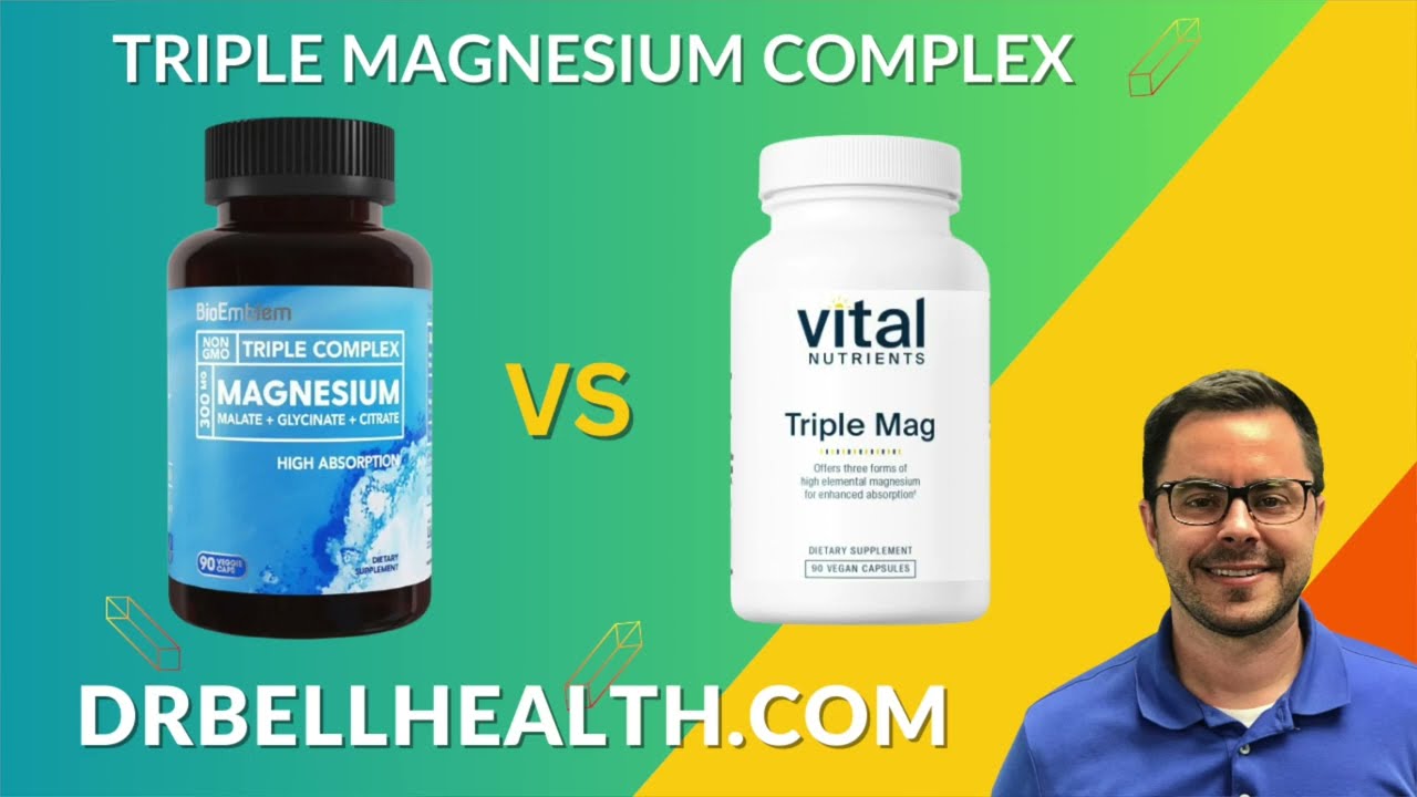 BioEmblem Triple Magnesium Complex Review vs. Vital Nutrients - Which is the Best Magnesium?