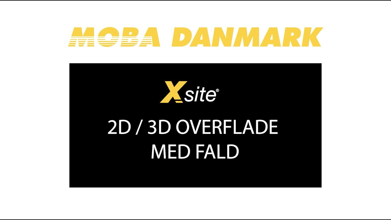 2D / 3D overflade med fald - MOBA Maskinstyring