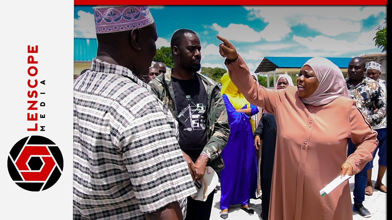 KWALE| Governor Fatuma Achani confronts police boss in market launch standoff