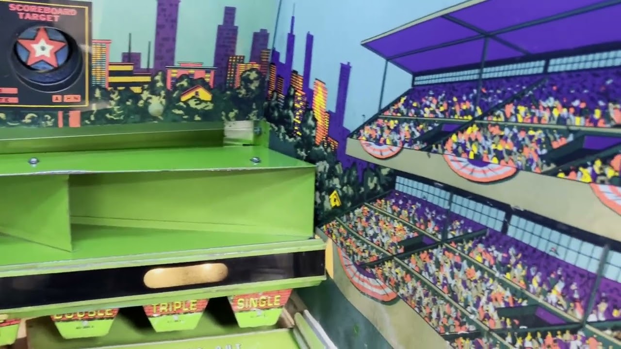 1974 Chicago Coin World Series Deluxe pitch and bat baseball explained