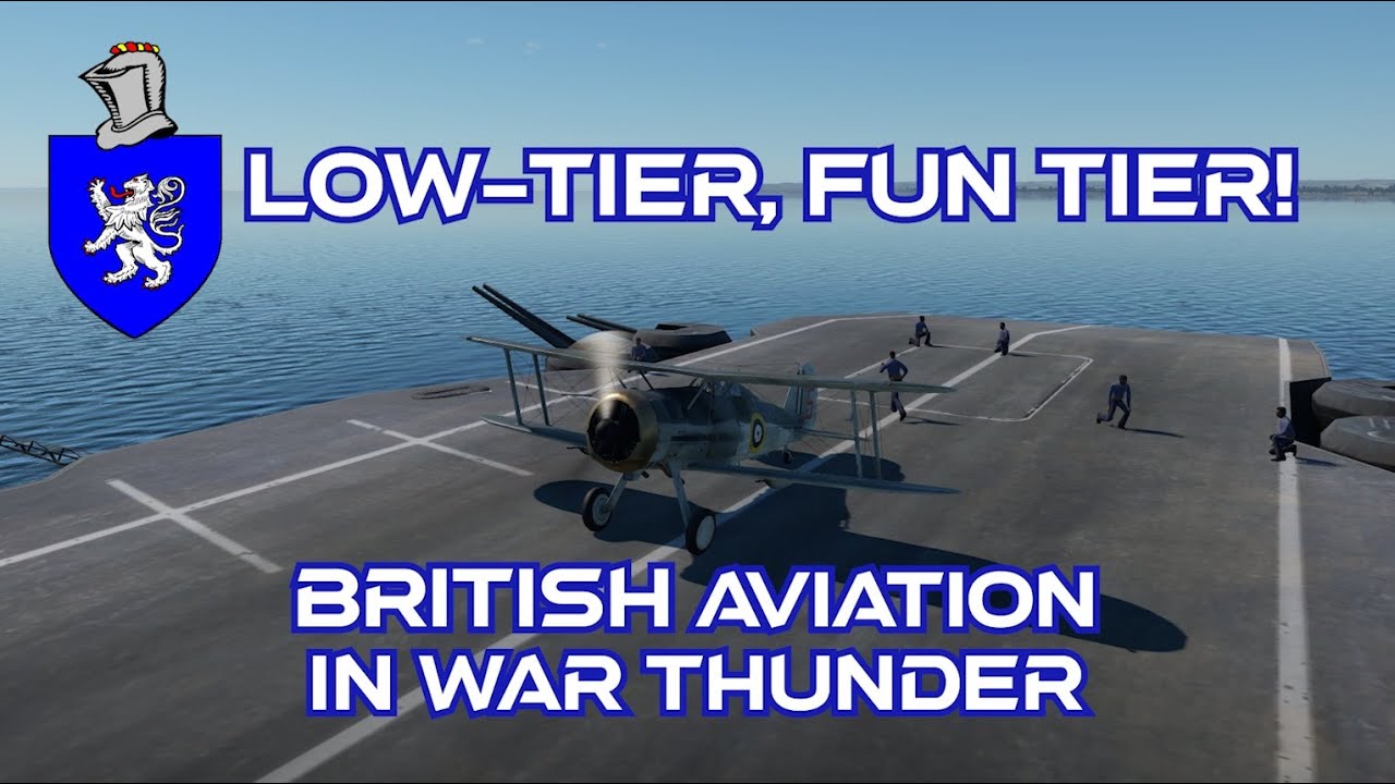 Low Tier Fun Tier! War Thunder Rank 1 Aviation, UK Air Tree