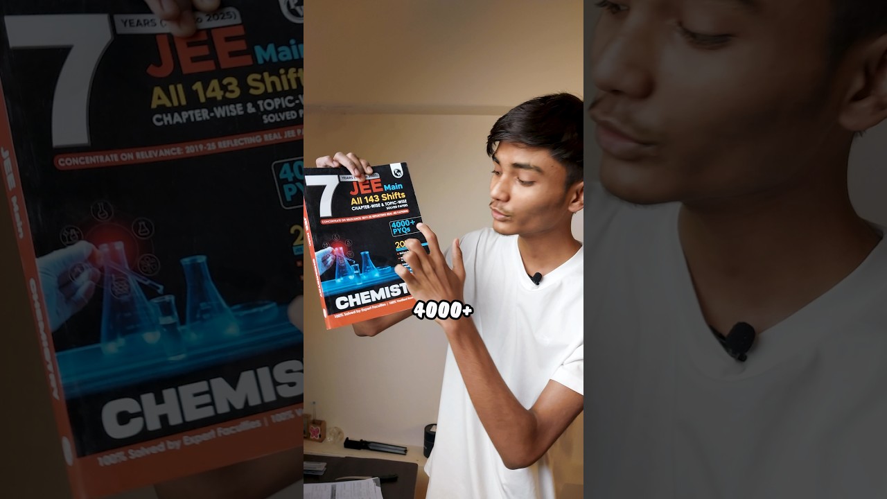 JEE MAINS PYQ 2026 |PW JEE MAINS PYQ BOOK 2025-26 #jeebooks #jeeaspirants #jeemainspyqbook #shorts