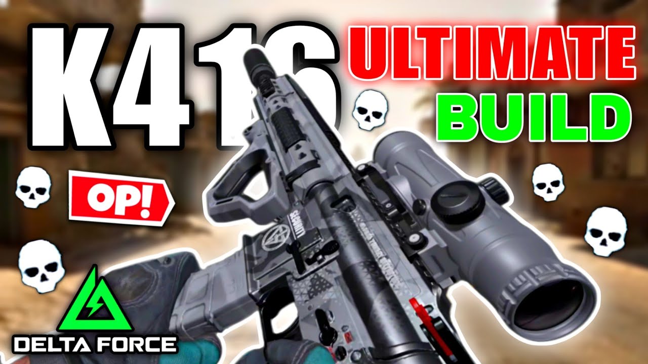 Delta Force Mobile K416 Build | k416 Zero Recoil SEASON 7 Build Delta Force Mobile
