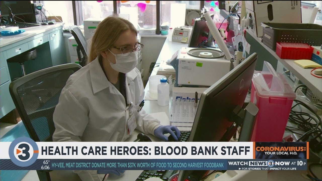 Health Care Heroes: Thanking blood bank staff