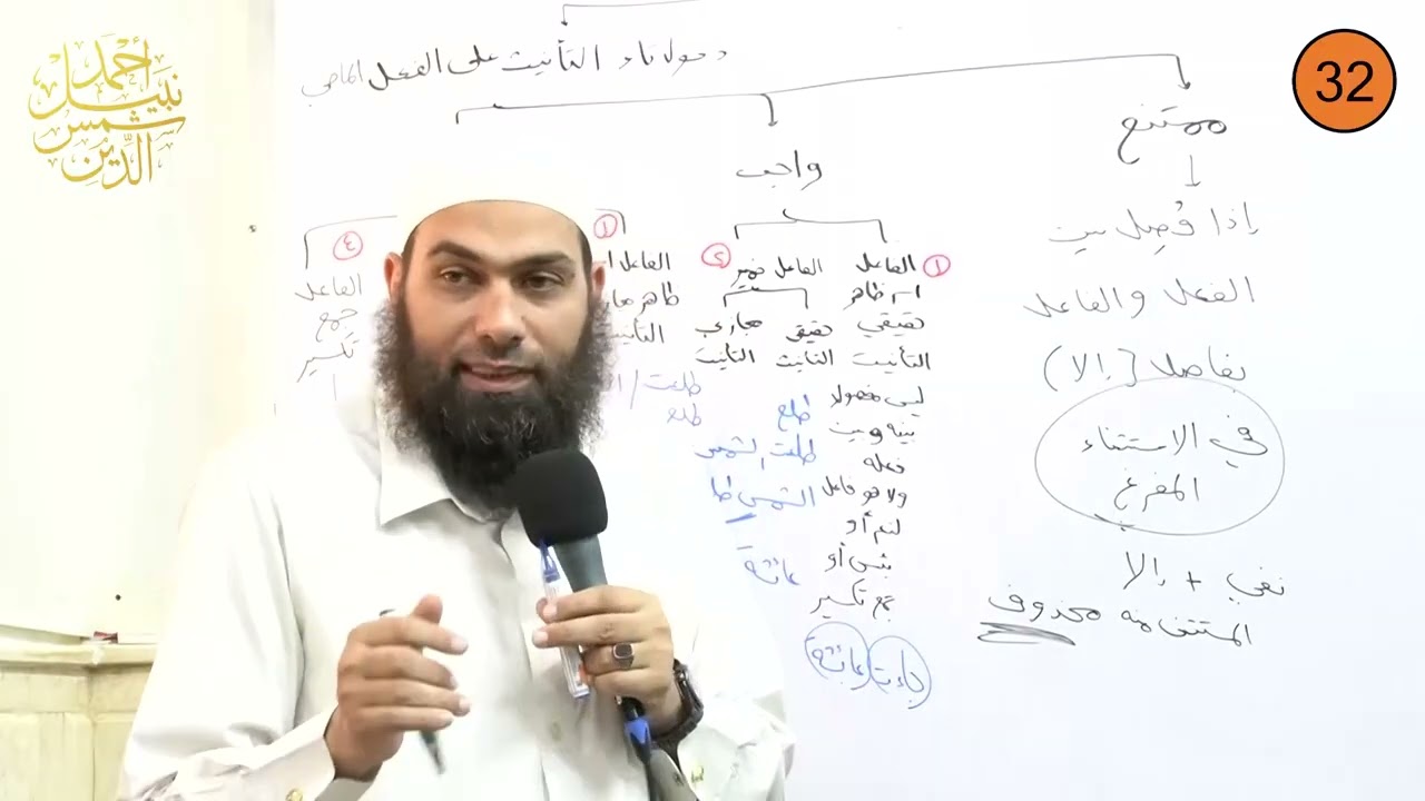 شرح قطر الندى 32  ||  استكمال أحكام الفاعل  ||  الشيخ أحمد نبيل