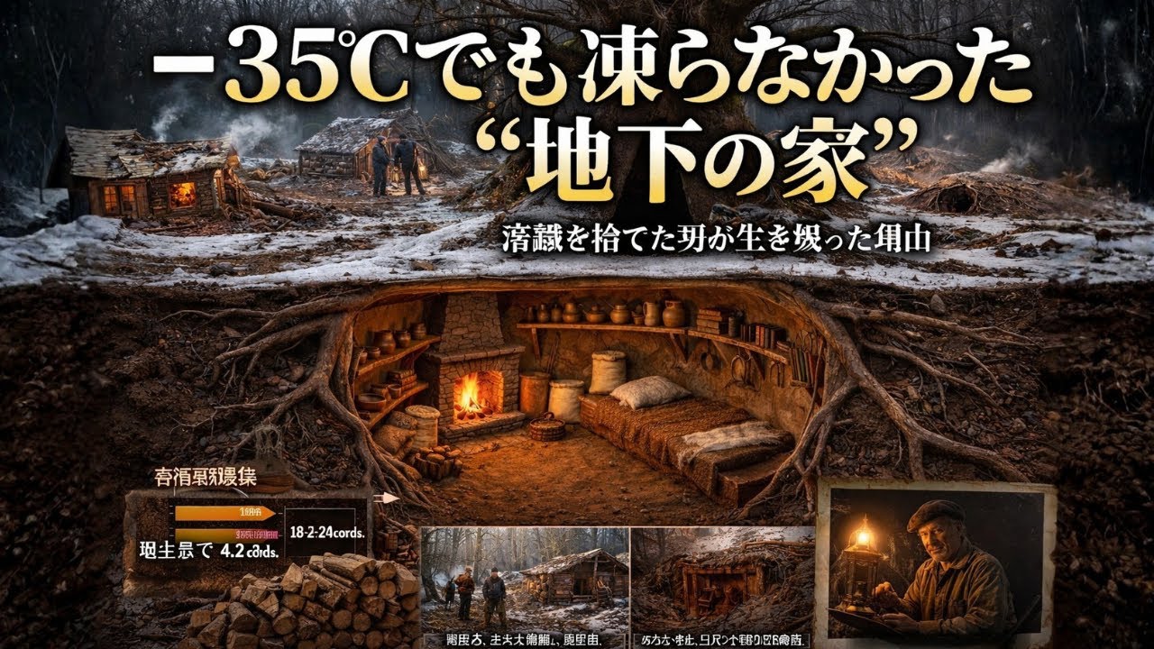 −35℃の極寒で、なぜこの家だけ生き残れたのか？