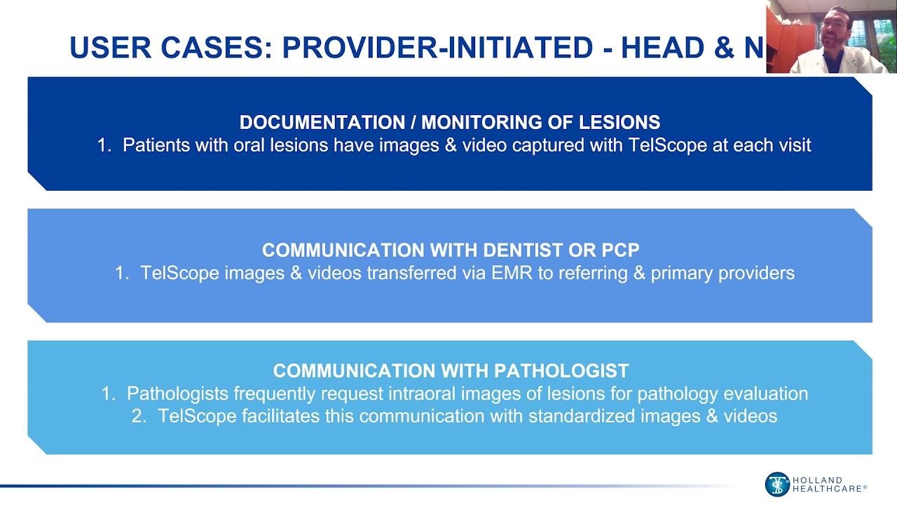 Ben Hechler, MD, DDS, Duke University | TelScope Telehealth System - Holland Healthcare