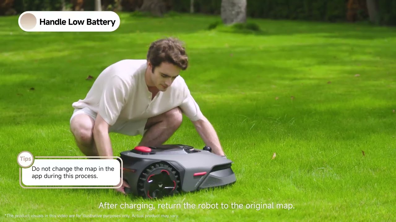 MOVA LiDAX Ultra 10  Basic Mowing Operations