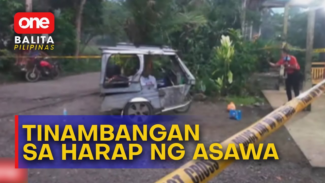 #OBP | Mekaniko sa Aklan, pinagbabaril sa harap ng asawang buntis