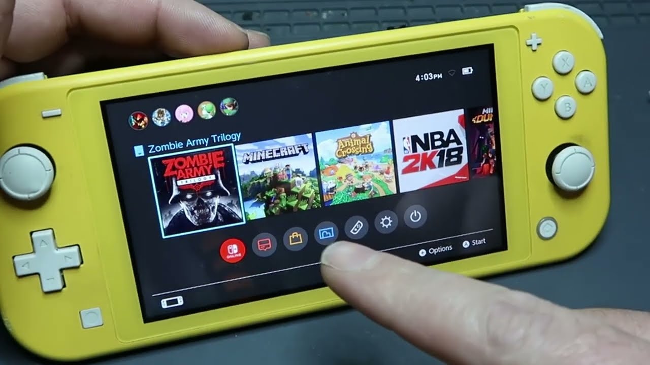 Замена устройства чтения игровых карт для Switch Lite