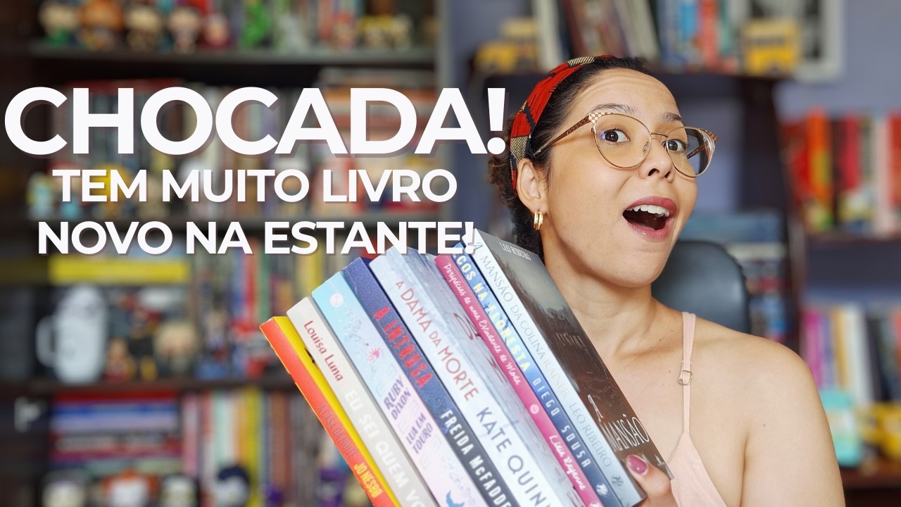 CHOCADA! Ganhei 16 LIVROS e alguns são do Stephen King (você precisa ver!)