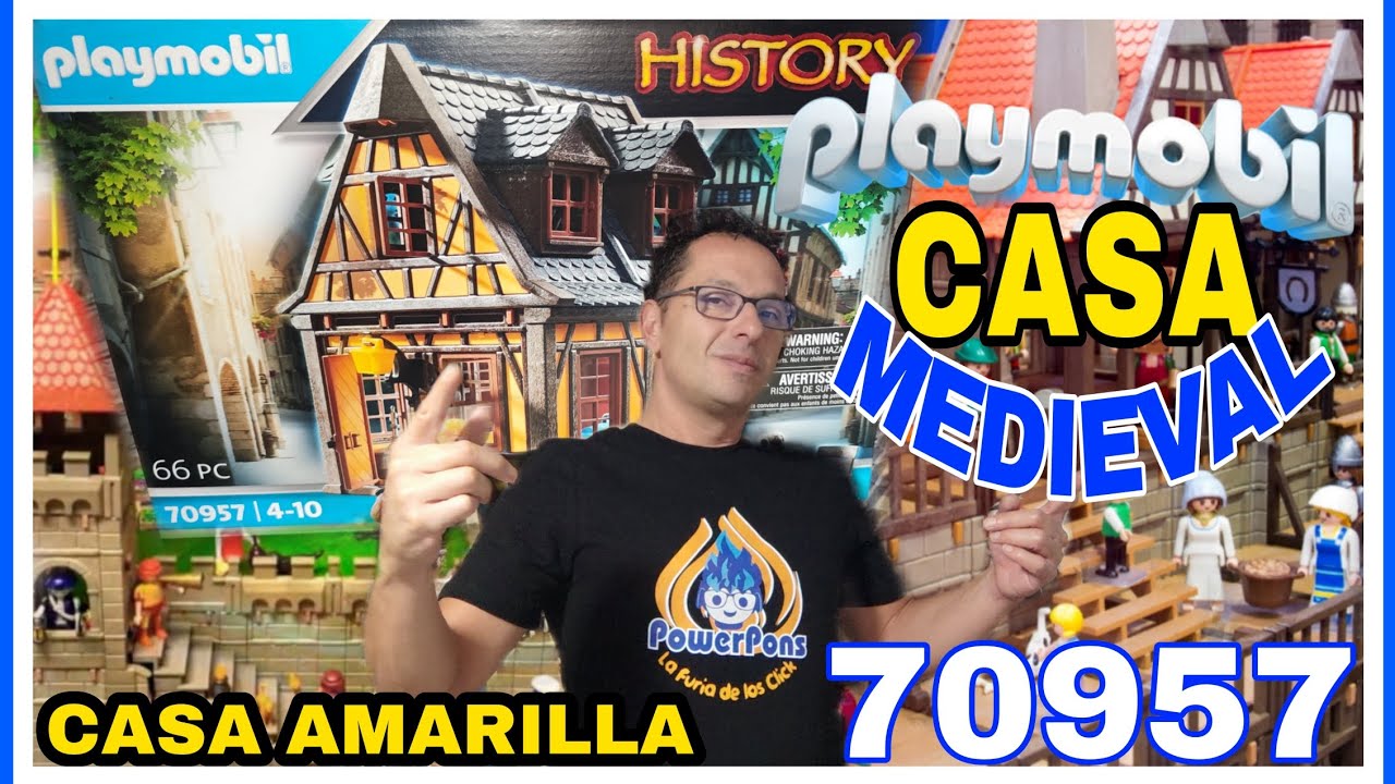 🗡️⚔️ PLAYMOBIL MEDIEVAL, CASA AMARILLA REEDICIÓN 2022, referencia 70957, REGALO DE CUMPLEAÑOS⚔️🗡️