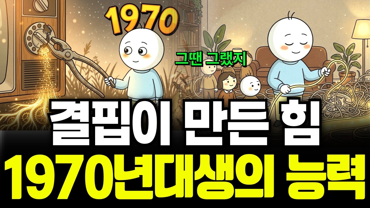 뇌과학이 증명한 1970년대생의 '강철 멘탈' 비밀