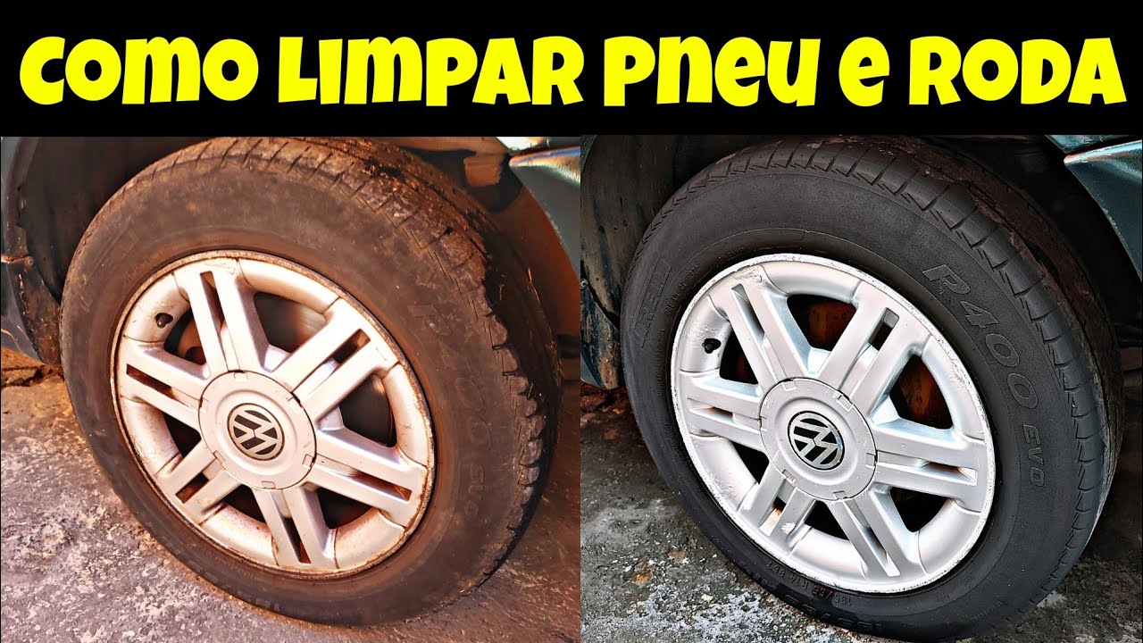 Como Limpar Pneu e Roda do Carro
