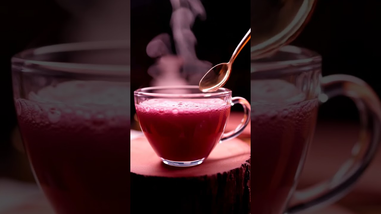 PINK MATCHA ASMR 🍵💗 | Slow Pour, Steam & Sip | Calm Cinematic Triggers