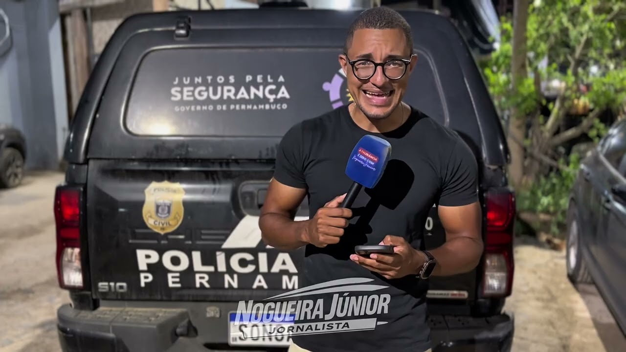 “CAIO DO PENOSO” É PRESO EM SANTO ALEIXO; COMPANHEIRA DO SUSPEITO TAMBÉM FOI CAPTURADA PELA POLÍCIA